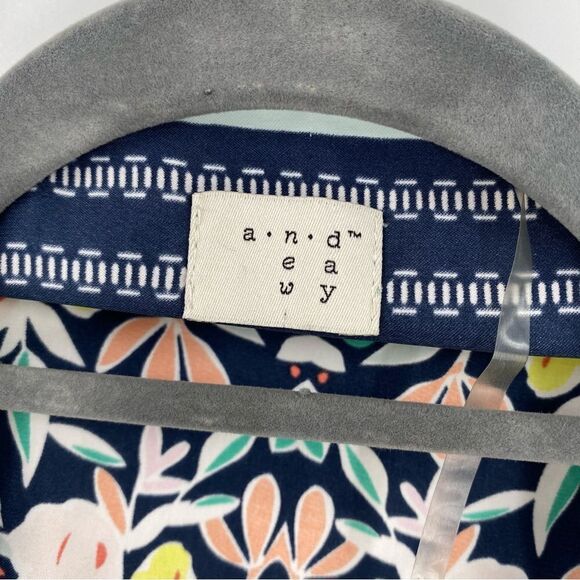 A New Day Women’s Open Front Floral Lightweight Vest One size - Picture 2 of 3